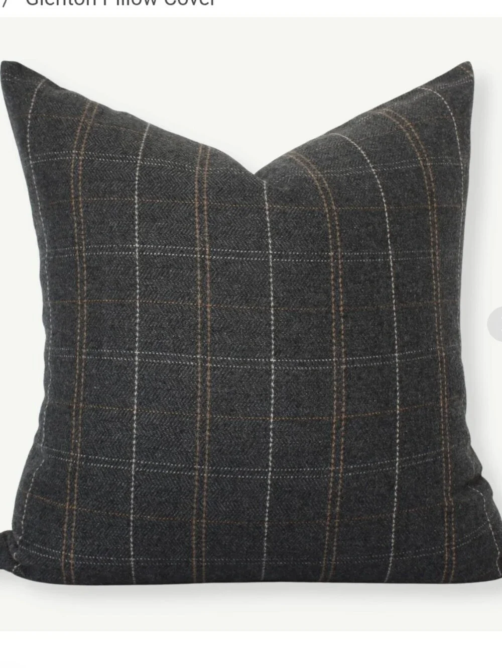 Textilish Glenton Pillow Cover 22 X 22